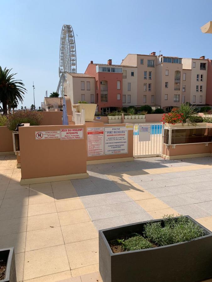 Grand T3 Piscine, Garage Centre Port Apartment Agde Exterior foto